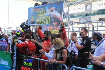 World © Octane Photographic Ltd. FIA F2 (Formula 2) – Etihad F1 Grand Prix Abu Dhabi. Prema Racing - Oscar Piastri – 2021 FIA Formula 2 champion. Yas Marina Circuit, Abu Dhabi. Saturday 11th December 2021 Sprint Race 1.