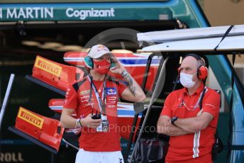 World © Octane Photographic Ltd. FIA F2 (Formula 2) – Etihad F1 Grand Prix Abu Dhabi. Prema Powerteam. Yas Marina Circuit, Abu Dhabi. Saturday 11th December 2021 Sprint Race 1.