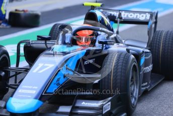 World © Octane Photographic Ltd. FIA F2 (Formula 2) – Etihad F1 Grand Prix Abu Dhabi. DAMS - Marcus Armstrong. Yas Marina Circuit, Abu Dhabi. Saturday 11th December 2021 Sprint Race 1.