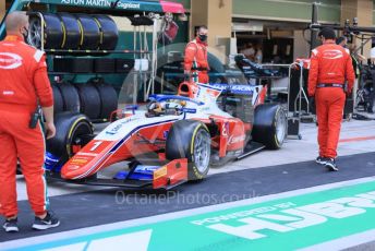 World © Octane Photographic Ltd. FIA F2 (Formula 2) – Etihad F1 Grand Prix Abu Dhabi. TEAM/DRIVER. Yas Marina Circuit, Abu Dhabi. Saturday 11th December 2021 Sprint Race 1.