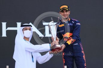 World © Octane Photographic Ltd. FIA F2 (Formula 2) – Etihad F1 Grand Prix Abu Dhabi. Carlin - Jehan Daruvala - Race Winner. Yas Marina Circuit, Abu Dhabi. Saturday 11th December 2021 Sprint Race 1.