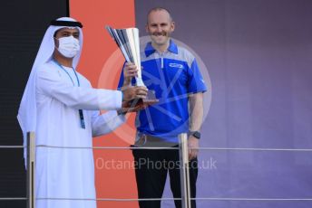 World © Octane Photographic Ltd. FIA F2 (Formula 2) – Etihad F1 Grand Prix Abu Dhabi. Carlin. Yas Marina Circuit, Abu Dhabi. Saturday 11th December 2021 Sprint Race 1.