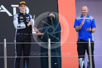 World © Octane Photographic Ltd. FIA F2 (Formula 2) – Etihad F1 Grand Prix Abu Dhabi. Prema Racing - Oscar Piastri – 2021 FIA Formula 2 champion. Yas Marina Circuit, Abu Dhabi. Saturday 11th December 2021 Sprint Race 1.