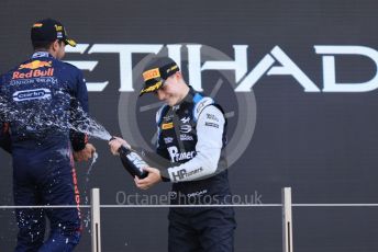 World © Octane Photographic Ltd. FIA F2 (Formula 2) – Etihad F1 Grand Prix Abu Dhabi. Prema Racing - Oscar Piastri – 2021 FIA Formula 2 champion. Yas Marina Circuit, Abu Dhabi. Saturday 11th December 2021 Sprint Race 1.