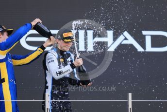 World © Octane Photographic Ltd. FIA F2 (Formula 2) – Etihad F1 Grand Prix Abu Dhabi. Prema Racing - Oscar Piastri – 2021 FIA Formula 2 champion and UNI-Vituosi Racing - Felipe Drugovich. Yas Marina Circuit, Abu Dhabi. Saturday 11th December 2021 Sprint Race 1.