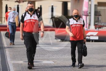 World © Octane Photographic Ltd. Formula 1 – Etihad F1 Grand Prix Abu Dhabi. Frederic Vasseur – Team Principal and CEO of Alfa Romeo Racing Orlen. Yas Marina Circuit, Abu Dhabi. Friday 10th December 2021.