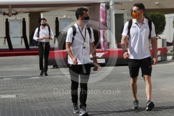 World © Octane Photographic Ltd. Formula 1 – Etihad F1 Grand Prix Abu Dhabi. McLaren F1 Team MCL35M – Daniel Ricciardo. Yas Marina Circuit, Abu Dhabi. Friday 10th December 2021 Paddock.