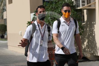 World © Octane Photographic Ltd. Formula 1 – Etihad F1 Grand Prix Abu Dhabi. McLaren F1 Team MCL35M – Daniel Ricciardo. Yas Marina Circuit, Abu Dhabi. Friday 10th December 2021 Paddock.