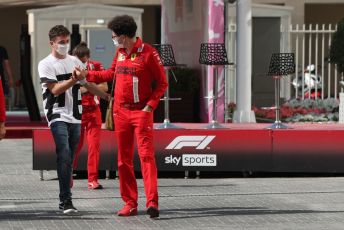 World © Octane Photographic Ltd. Formula 1 – Etihad F1 Grand Prix Abu Dhabi. Mattia Binotto – Team Principal of Scuderia Ferrari Mission Winnow. Yas Marina Circuit, Abu Dhabi. Friday 10th December 2021.