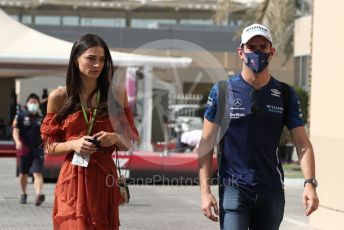 World © Octane Photographic Ltd. Formula 1 – Etihad F1 Grand Prix Abu Dhabi. Williams Racing FW43B – Nicholas Latifi. Yas Marina Circuit, Abu Dhabi. Friday 10th December 2021 Paddock.