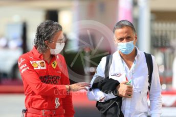 World © Octane Photographic Ltd. Formula 1 – Etihad F1 Grand Prix Abu Dhabi. Laurent Mekies – Sporting Director of Scuderia Ferrari Mission Winnow. Yas Marina Circuit, Abu Dhabi. Saturday 11th December 2021.