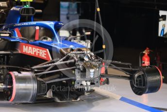 World © Octane Photographic Ltd. Formula 1 – Etihad F1 Grand Prix Abu Dhabi. Alpine F1 Team A521– Esteban Ocon. Yas Marina Circuit, Abu Dhabi. Saturday 11th December 2021 Paddock and Setup.