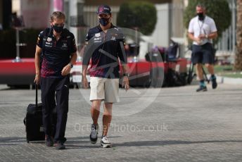 World © Octane Photographic Ltd. Formula 1 – Etihad F1 Grand Prix Abu Dhabi. Red Bull Racing Honda RB16B – Sergio Perez. Yas Marina Circuit, Abu Dhabi. Saturday 11th December 2021 Paddock and Setup.