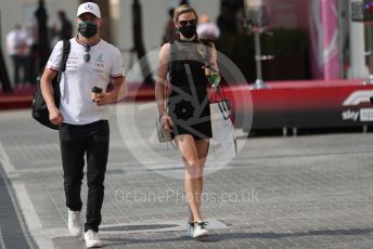 World © Octane Photographic Ltd. Formula 1 – Etihad F1 Grand Prix Abu Dhabi. Mercedes AMG Petronas F1 Team F1 W12 - Valtteri Bottas. Yas Marina Circuit, Abu Dhabi. Saturday 11th December 2021 Paddock and Setup.