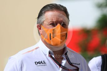 World © Octane Photographic Ltd. Formula 1 – Etihad F1 Grand Prix Abu Dhabi. Zak Brown - Executive Director of McLaren Technology Group. Yas Marina Circuit, Abu Dhabi. Sunday 12th December 2021.