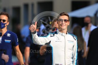 World © Octane Photographic Ltd. Formula 1 – Etihad F1 Grand Prix Abu Dhabi. Williams Racing FW 43B – George Russell. Yas Marina Circuit, Abu Dhabi. Sunday 12th December 2021 Paddock and Setup.