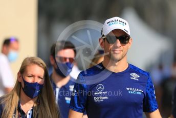 World © Octane Photographic Ltd. Formula 1 – Etihad F1 Grand Prix Abu Dhabi. Williams Racing FW43B – Nicholas Latifi. Yas Marina Circuit, Abu Dhabi. Sunday 12th December 2021 Paddock and Setup.