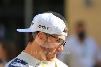 World © Octane Photographic Ltd. Formula 1 – Etihad F1 Grand Prix Abu Dhabi. Scuderia AlphaTauri Honda AT02 – Pierre Gasly. Yas Marina Circuit, Abu Dhabi. Sunday 12th December 2021 Paddock and Setup.