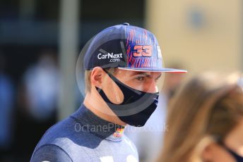 World © Octane Photographic Ltd. Formula 1 – Etihad F1 Grand Prix Abu Dhabi. Red Bull Racing Honda RB16B – Max Verstappen. Yas Marina Circuit, Abu Dhabi. Sunday 12th December 2021 Paddock and Setup.