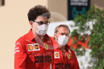 World © Octane Photographic Ltd. Formula 1 – Etihad F1 Grand Prix Abu Dhabi. Mattia Binotto – Team Principal of Scuderia Ferrari Mission Winnow. Yas Marina Circuit, Abu Dhabi. Sunday 12th December 2021.