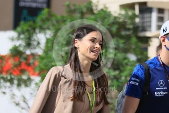 World © Octane Photographic Ltd. Formula 1 – Etihad F1 Grand Prix Abu Dhabi. Nicholas Latifi's girlfriend Sandra Dziwiszek. Yas Marina Circuit, Abu Dhabi. Sunday 12th December 2021 Paddock and Setup.