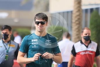World © Octane Photographic Ltd. Formula 1 – Etihad F1 Grand Prix Abu Dhabi. Aston Martin Cognizant F1 Team AMR21– Lance Stroll. Yas Marina Circuit, Abu Dhabi. Sunday 12th December 2021 Paddock and Setup.