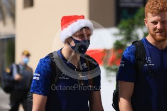 World © Octane Photographic Ltd. Formula 1 – Etihad F1 Grand Prix Abu Dhabi. Williams in santa hat. Yas Marina Circuit, Abu Dhabi. Sunday 12th December 2021.