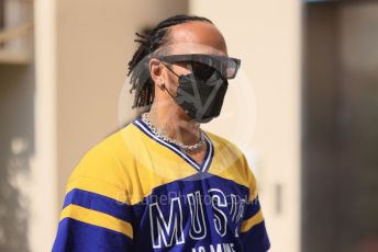 World © Octane Photographic Ltd. Formula 1 – Etihad F1 Grand Prix Abu Dhabi. Mercedes AMG Petronas F1 Team F1 W12 - Lewis Hamilton. Yas Marina Circuit, Abu Dhabi. Sunday 12th December 2021 Paddock and Setup.