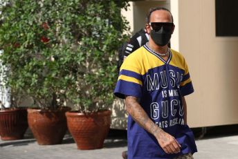 World © Octane Photographic Ltd. Formula 1 – Etihad F1 Grand Prix Abu Dhabi. Mercedes AMG Petronas F1 Team F1 W12 - Lewis Hamilton. Yas Marina Circuit, Abu Dhabi. Sunday 12th December 2021 Paddock and Setup.