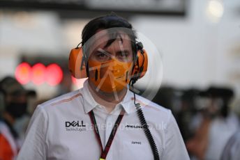World © Octane Photographic Ltd. Formula 1 – Etihad F1 Grand Prix Abu Dhabi. James Key – Technical Director McLaren. Yas Marina Circuit, Abu Dhabi. Sunday 12th December 2021.