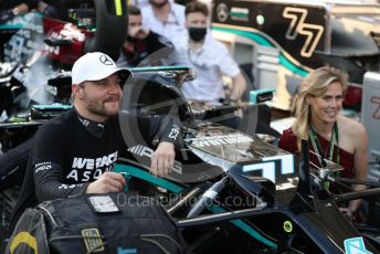 World © Octane Photographic Ltd. Formula 1 – Etihad F1 Grand Prix Abu Dhabi. Mercedes AMG Petronas F1 Team F1 W12 - Valtteri Bottas. Yas Marina Circuit, Abu Dhabi. Sunday 12th December 2021 Grid.
