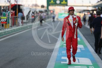 World © Octane Photographic Ltd. Formula 1 – Etihad F1 Grand Prix Abu Dhabi. Scuderia Ferrari Mission Winnow SF21 – Carlos Sainz. Yas Marina Circuit, Abu Dhabi. Sunday 12th December 2021 Grid.