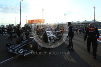 World © Octane Photographic Ltd. Formula 1 – Etihad F1 Grand Prix Abu Dhabi. Scuderia AlphaTauri Honda AT02 – Pierre Gasly. Yas Marina Circuit, Abu Dhabi. Sunday 12th December 2021 Grid.