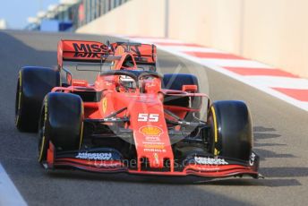 World © Octane Photographic Ltd. Formula 1 – F1 Young Driver and Tyre Test. Scuderia Ferrari Mission Winnow Mule Car – Carlos Sainz. Yas Marina Circuit, Abu Dhabi. Tuesday 14th December 2021.