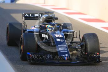 World © Octane Photographic Ltd. Formula 1 – F1 Young Driver and Tyre Test. Alpine F1 Team Mule Car – Fernando Alonso. Yas Marina Circuit, Abu Dhabi. Tuesday 14th December 2021.