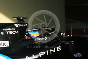 World © Octane Photographic Ltd. Formula 1 – F1 Young Driver and Tyre Test. Alpine F1 Team Mule Car – Fernando Alonso. Yas Marina Circuit, Abu Dhabi. Tuesday 14th December 2021.