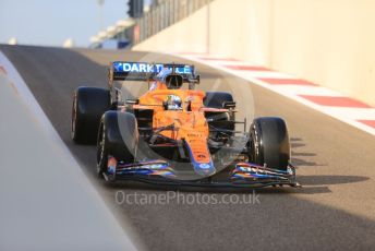 World © Octane Photographic Ltd. Formula 1 – F1 Young Driver and Tyre Test. McLaren F1 Team Mule Car – Lando Norris. Yas Marina Circuit, Abu Dhabi. Tuesday 14th December 2021.