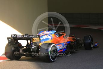 World © Octane Photographic Ltd. Formula 1 – F1 Young Driver and Tyre Test. McLaren F1 Team Mule Car – Lando Norris. Yas Marina Circuit, Abu Dhabi. Tuesday 14th December 2021.