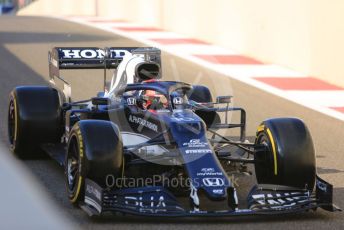 World © Octane Photographic Ltd. Formula 1 – F1 Young Driver and Tyre Test. Scuderia AlphaTauri Honda Mule Car – Pierre Gasly. Yas Marina Circuit, Abu Dhabi. Tuesday 14th December 2021.