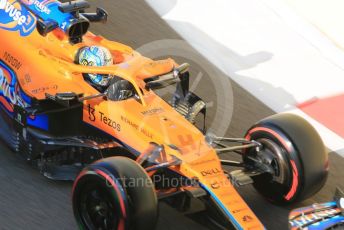 World © Octane Photographic Ltd. Formula 1 – F1 Young Driver and Tyre Test. McLaren F1 Team Mule Car – Lando Norris. Yas Marina Circuit, Abu Dhabi. Tuesday 14th December 2021.