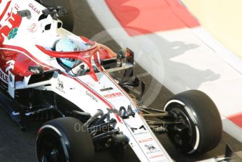 World © Octane Photographic Ltd. Formula 1 – F1 Young Driver and Tyre Test. Alfa Romeo Racing Orlen Mule Car – Guanyu Zhou. Yas Marina Circuit, Abu Dhabi. Tuesday 14th December 2021.