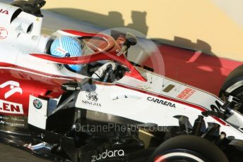 World © Octane Photographic Ltd. Formula 1 – F1 Young Driver and Tyre Test. Alfa Romeo Racing Orlen Mule Car – Guanyu Zhou. Yas Marina Circuit, Abu Dhabi. Tuesday 14th December 2021.