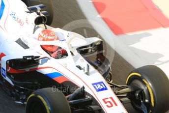 World © Octane Photographic Ltd. Formula 1 – F1 Young Driver and Tyre Test. Uralkali Haas F1 Team Mule Car – Pietro Fittipaldi. Yas Marina Circuit, Abu Dhabi. Tuesday 14th December 2021.