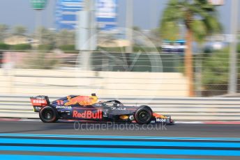 World © Octane Photographic Ltd. Formula 1 – F1 Young Driver and Tyre Test. Red Bull Racing Honda Mule Car – Sergio Perez. Yas Marina Circuit, Abu Dhabi. Tuesday 14th December 2021.