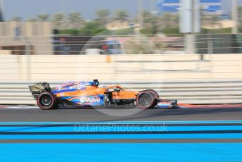 World © Octane Photographic Ltd. Formula 1 – F1 Young Driver and Tyre Test. McLaren F1 Team Mule Car – Lando Norris. Yas Marina Circuit, Abu Dhabi. Tuesday 14th December 2021.