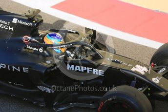 World © Octane Photographic Ltd. Formula 1 – F1 Young Driver and Tyre Test. Alpine F1 Team Mule Car – Fernando Alonso. Yas Marina Circuit, Abu Dhabi. Tuesday 14th December 2021.