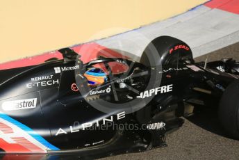 World © Octane Photographic Ltd. Formula 1 – F1 Young Driver and Tyre Test. Alpine F1 Team Mule Car – Fernando Alonso. Yas Marina Circuit, Abu Dhabi. Tuesday 14th December 2021.