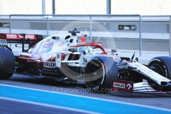 World © Octane Photographic Ltd. Formula 1 – F1 Young Driver and Tyre Test. Alfa Romeo Racing Orlen Mule Car – Guanyu Zhou. Yas Marina Circuit, Abu Dhabi. Tuesday 14th December 2021.