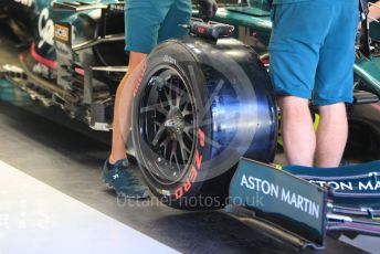 World © Octane Photographic Ltd. Formula 1 – F1 Young Driver and Tyre Test. Aston Martin Cognizant F1 Team Mule Car – Sebastian Vettel. Yas Marina Circuit, Abu Dhabi. Tuesday 14th December 2021.