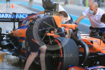 World © Octane Photographic Ltd. Formula 1 – F1 Young Driver and Tyre Test. McLaren F1 Team Mule Car – Lando Norris. Yas Marina Circuit, Abu Dhabi. Tuesday 14th December 2021.